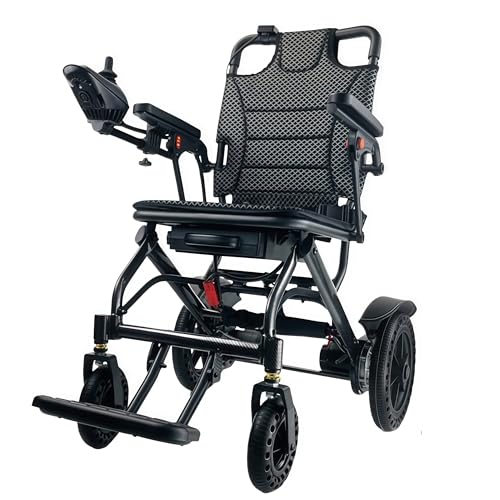 Fauteuil roulant électrique pliant ByteTecpeak D04-Black - Batterie 10Ah, moteur 500W, autonomie 20 km