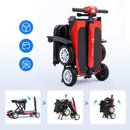 Black Friday Angebot | Faltbarer Elektroscooter für Reisen – 25 km Reichweite, 150 kg Belastbarkeit – ByteTecpeak Z01