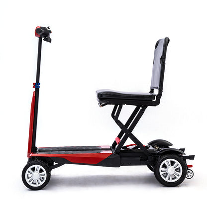 ByteTecpeak Z01 Összecsukható elektromos roller üléssel, 250 W, Piros