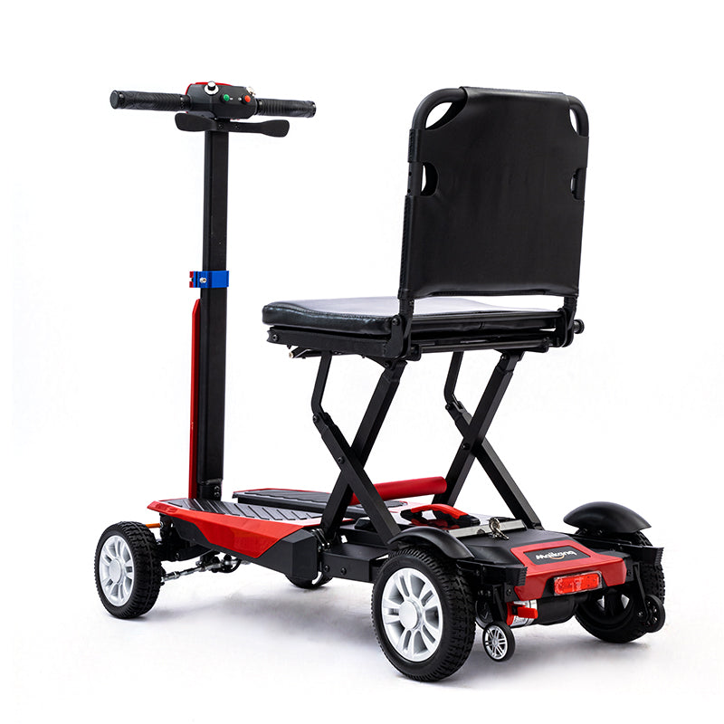 ByteTecpeak Z01 Összecsukható elektromos roller üléssel, 250 W, Piros