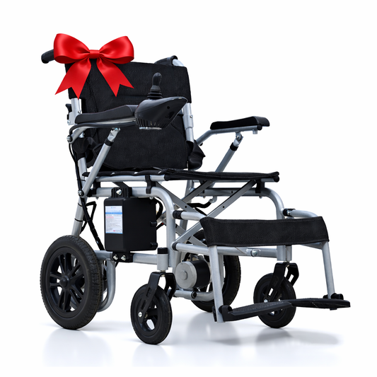 ByteTecpeak D12 Elektrischer Rollstuhl, 400W Motor, 12Ah-Akku, 20km Reichweite