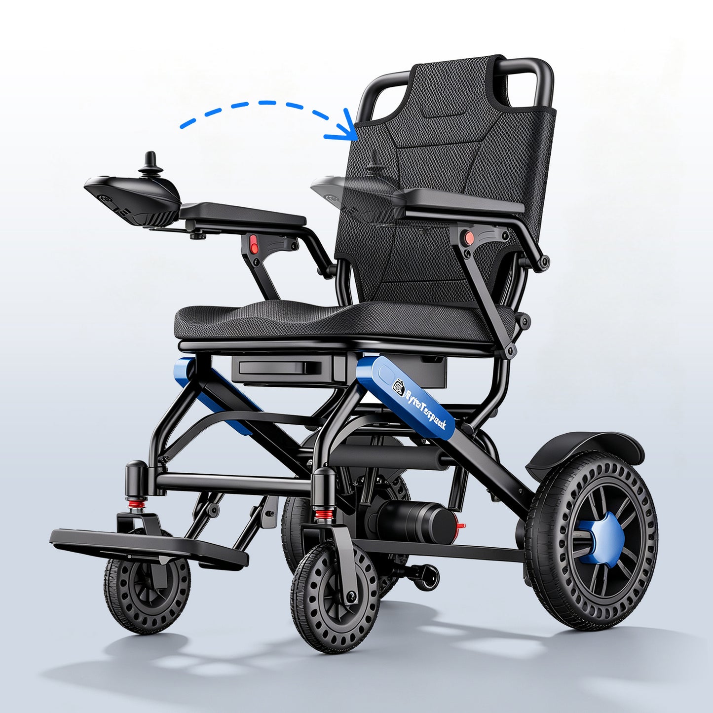 ByteTecpeak D24 Elektrorollstuhl – 500W, 12Ah Akku, 25 km Reichweite, 150 kg