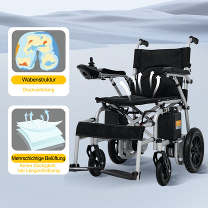 ByteTecpeak D12 Elektrischer Rollstuhl - 400W Motor, 12Ah-Akku, 20km Reichweite