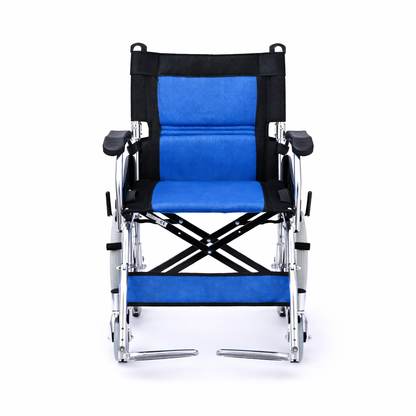 ByteTecpeak M3 Foldable Wheelchair – Sturdy, Lightweight, Aluminum Frame, 100 kg Capacity