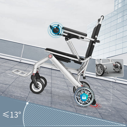 ByteTecpeak D01 Faltbarer  Elektrorollstuhl  nur 14.1kg, 20 km Reichweite