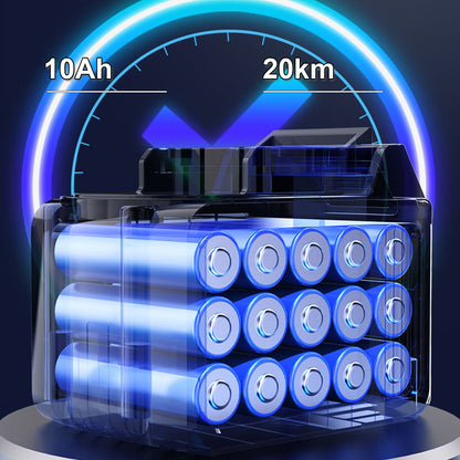 ByteTecpeak D04-Schwarz klappbarer Elektrorollstuhl, 500W Motor, 20 km Reichweite