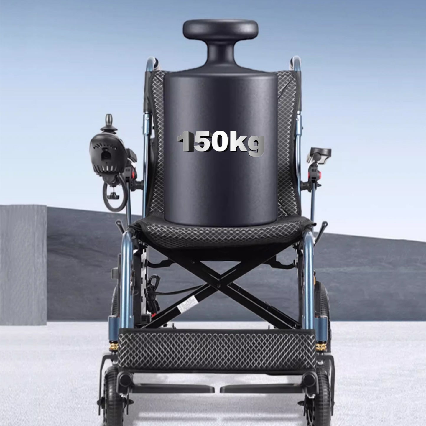 ByteTecpeak D08 Faltbarer Elektrorollstuhl – 500W Motor, 10Ah Lithium-Akku, Tragfähigkeit 150 kg, Reichweite 20 km