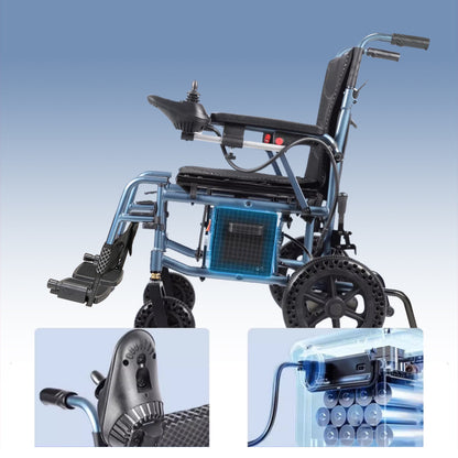 ByteTecpeak D08 Faltbarer Elektrorollstuhl – 500W Motor, 10Ah Lithium-Akku, Tragfähigkeit 150 kg, Reichweite 20 km