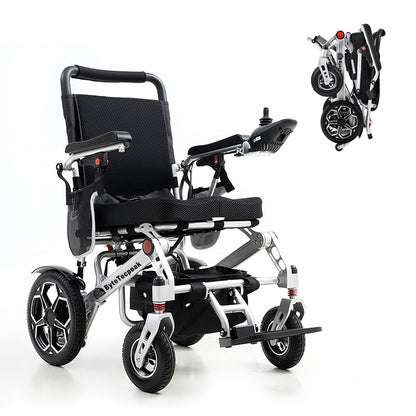 ByteTecpeak D10 Faltbar E-Rollstuhl – 12Ah Akku, Bis 150 kg belastbar,20 km Reichweite
