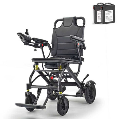 ByteTecpeak D13 ultraleichter, zusammenklappbarer Elektrische Rollstühle - Zwei 10Ah Akku lange Reichweite