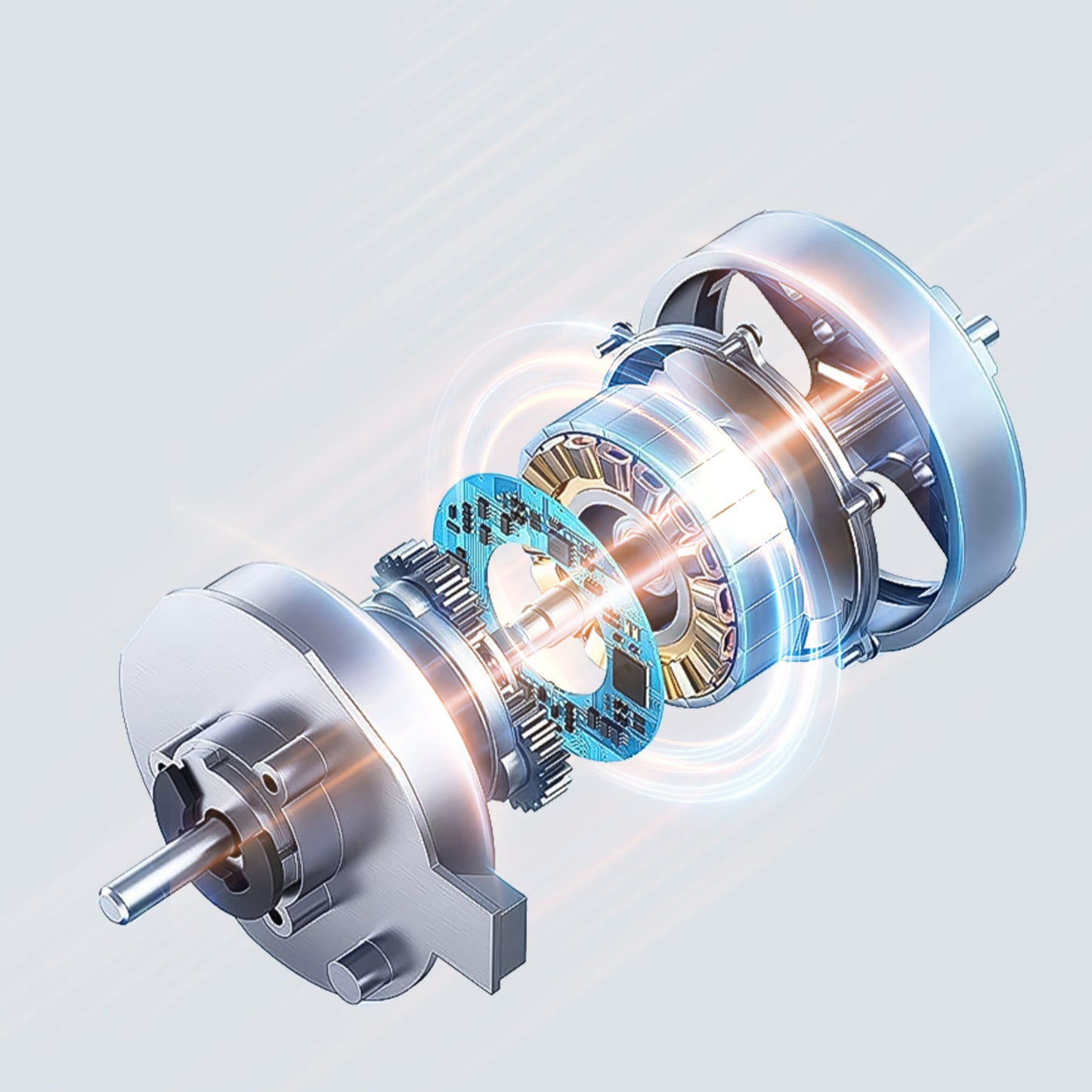 ByteTecpeak D13 ultraleichter, zusammenklappbarer Elektrische Rollstühle - Zwei 10Ah Akku lange Reichweite