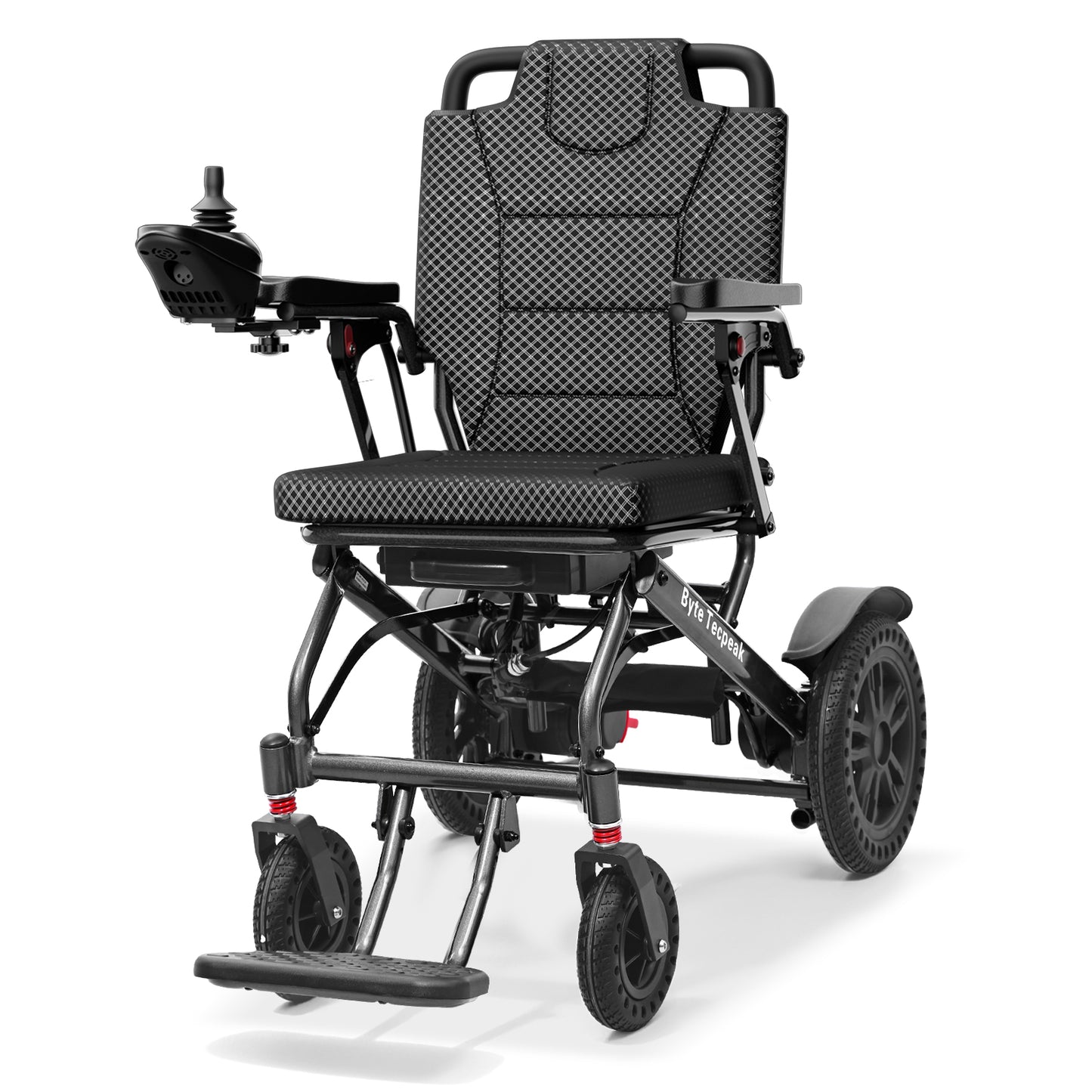 ByteTecpeak D14 Elektrischer Rollstuhl (Schwarz) – 18,5 kg, 20 km Reichweite