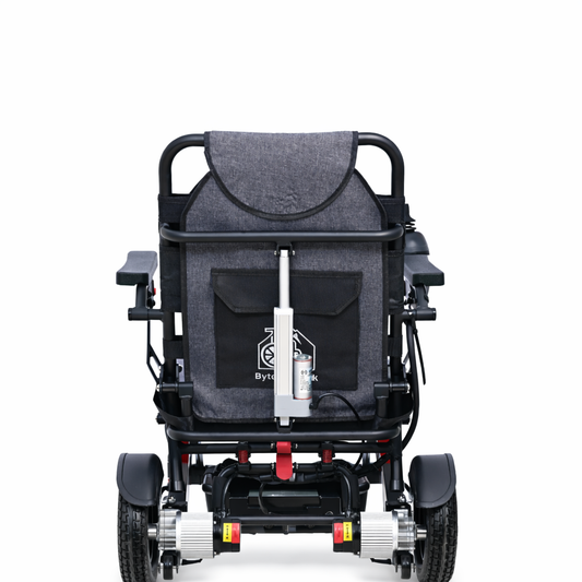 ByteTecpeak D15 Sedia a rotelle elettrica 500W, 12Ah, 20 km, schienale regolabile