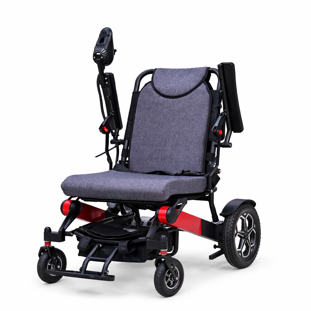 ByteTecpeak D15 Electric Wheelchair 500W, 12Ah, 20 km, Adjustable Backrest