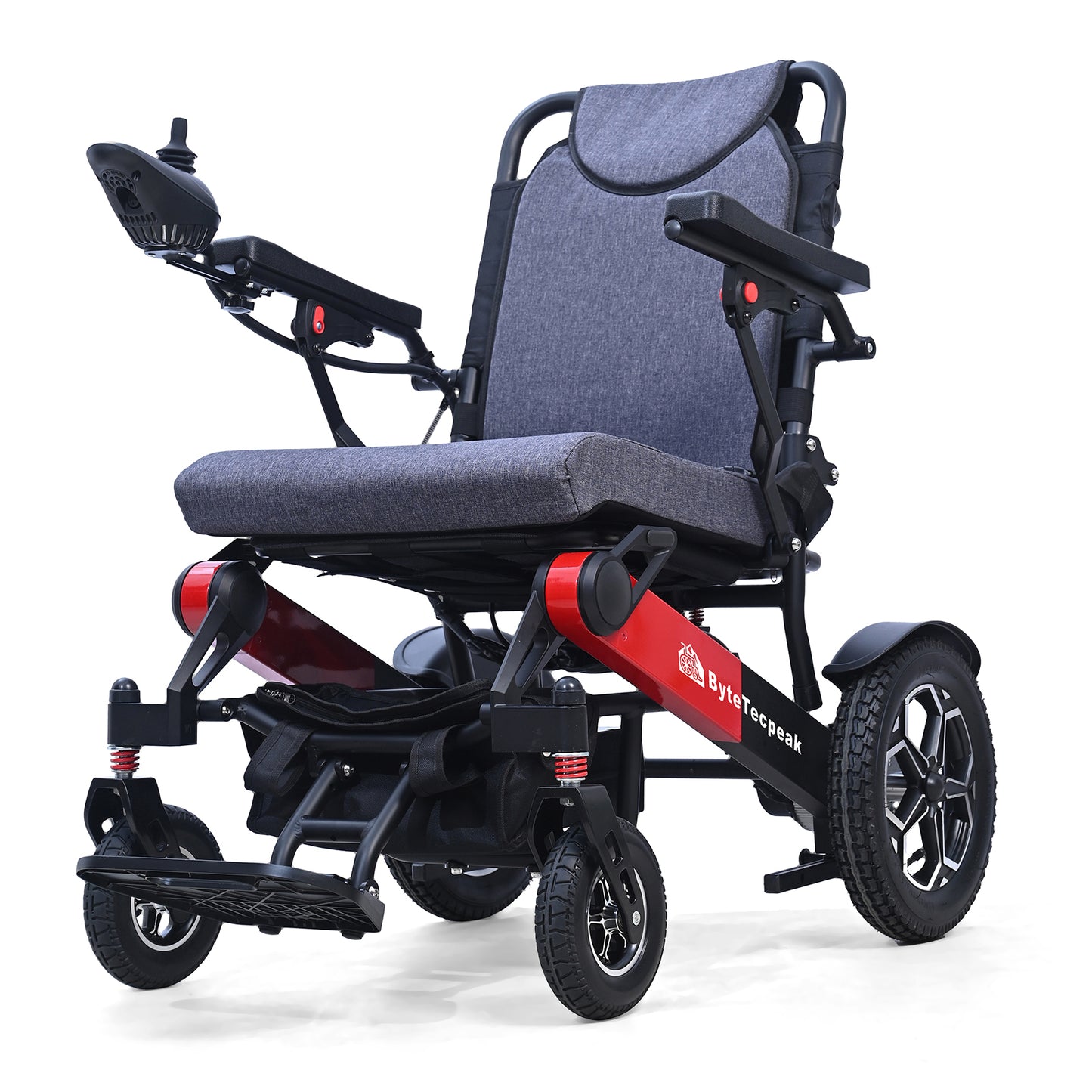 ByteTecpeak D15 Faltbarer Elektrorollstuhl 500W, 12Ah, 150kg Tragkraft
