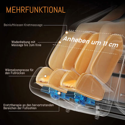 A325 Black Massage Chair with Dual-Core Massage and Full-Body Massage