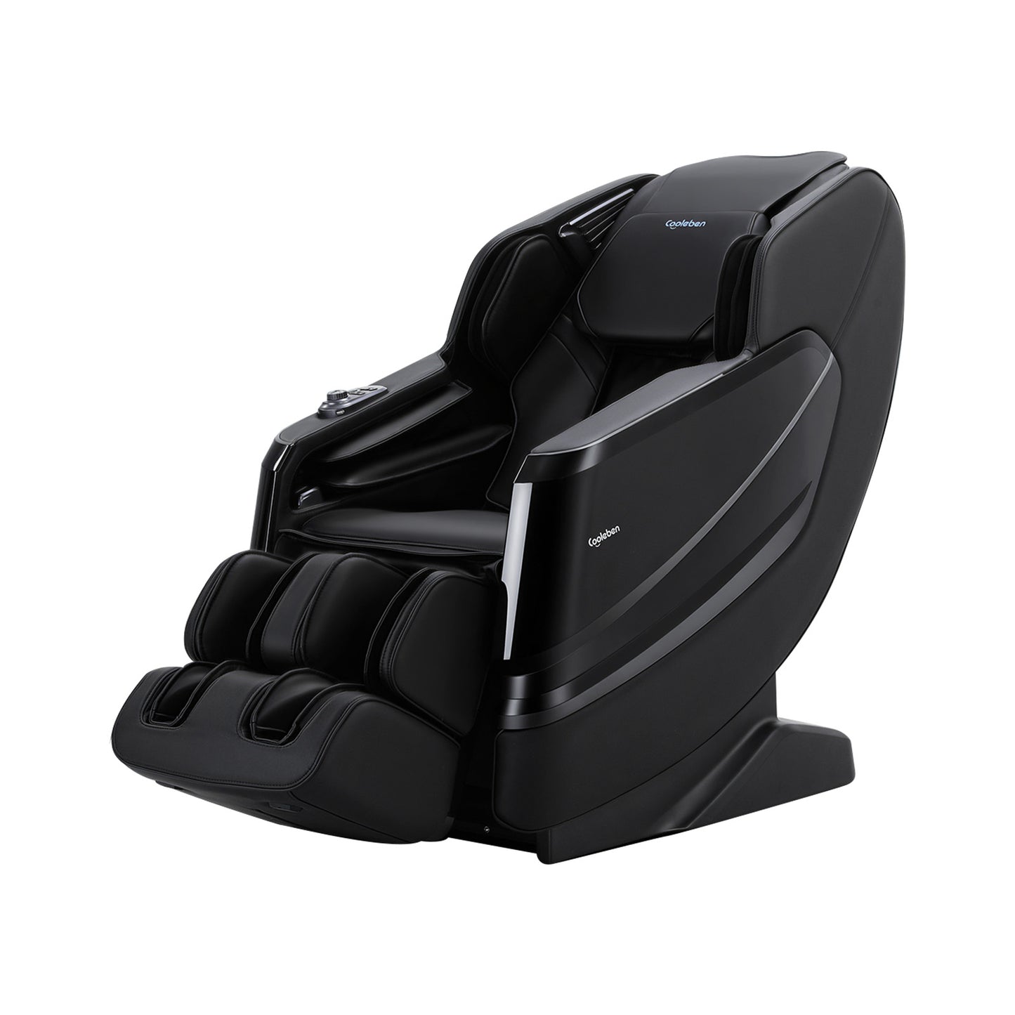 Sillón de masaje A351 negro con gravedad cero, control por voz y función de calefacción
