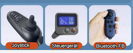 Kit di aggiornamento ByteTecpeak D04 per l'unità di controllo - Set 3-in-1: joystick + comando companion + telecomando Bluetooth