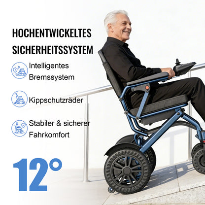 ByteTecpeak D14 Leichtgewicht-Elektrorollstuhl – 18,5 kg, 500 W, faltbar, bis 150 kg