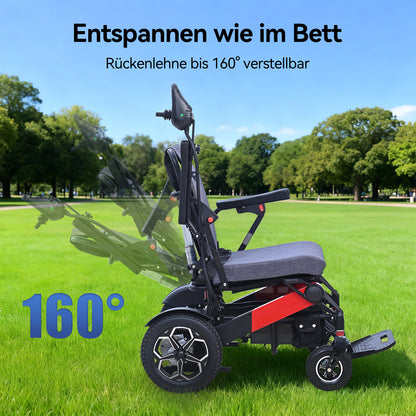 ByteTecpeak D15 Faltbarer Elektrorollstuhl 500W, 12Ah, 150kg Tragkraft