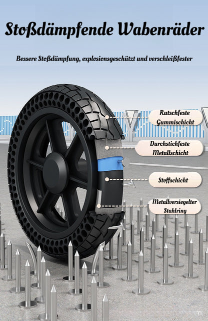 ByteTecpeak M1 Faltbarer Aluminium-Rollstuhl – Leicht, reisetauglich und belastbar bis 100 kg