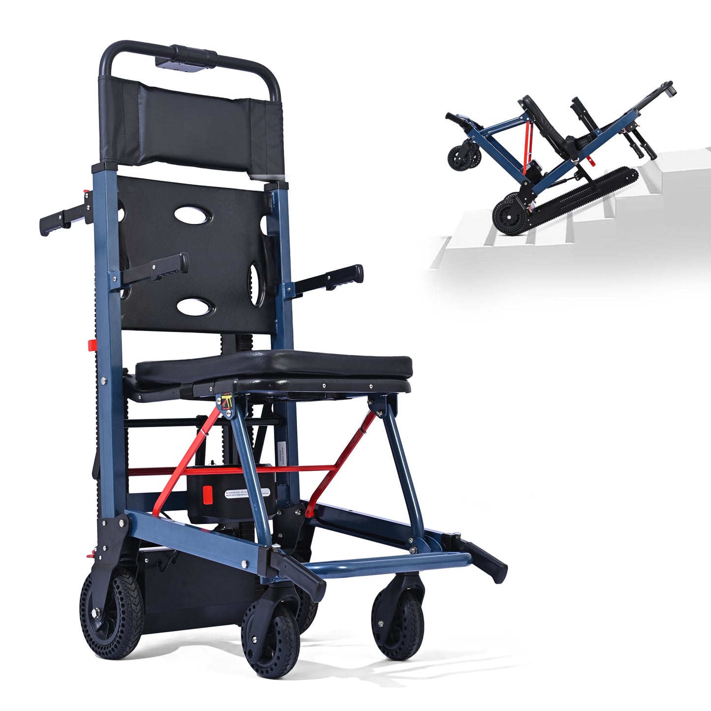 Elektrische trapklimhulp – opvouwbare trapklimmer voor rolstoelen tot 180 kg