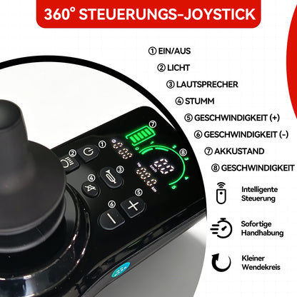 ByteTecpeak XP03 Silla de ruedas eléctrica ligera – peso 16,63 kg, alcance máximo 20 km