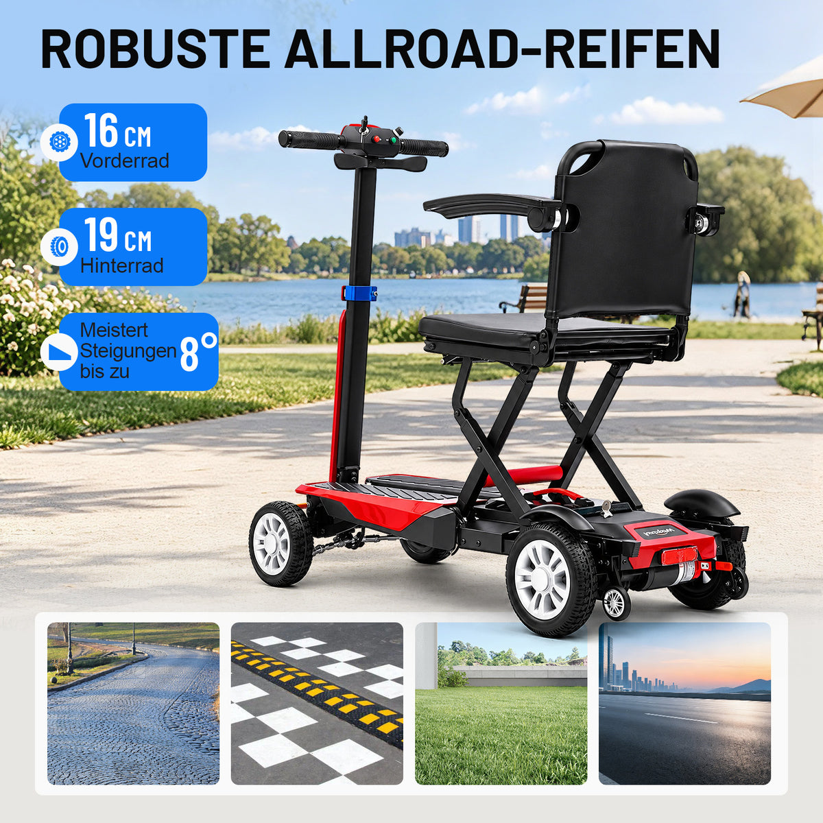 ByteTecpeak Z01 Scooter elétrico dobrável, motor 250W, autonomia de 25 km, até 150 kg