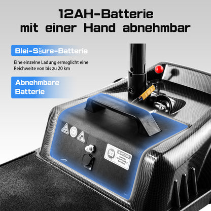 ByteTecpeak Z02 Elektromobil für Senioren, faltbar, 12 Ah Akku, 20km Reichweite