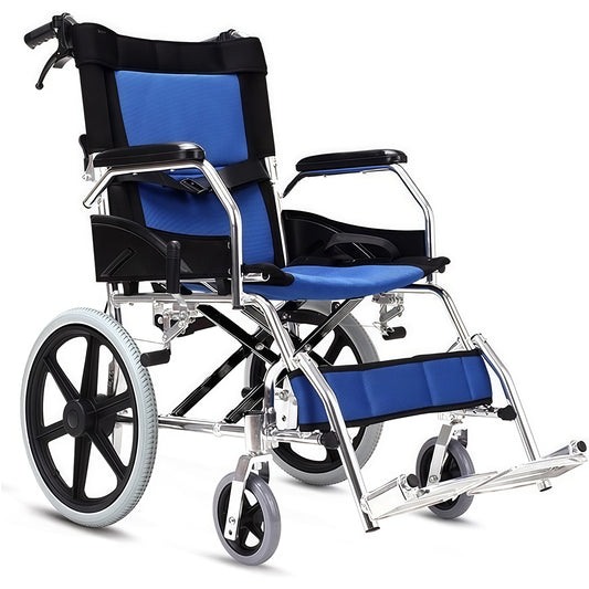 Fauteuil roulant pliable ultraléger ByteTecpeak M3 avec freins, largeur d'assise 44,5 cm