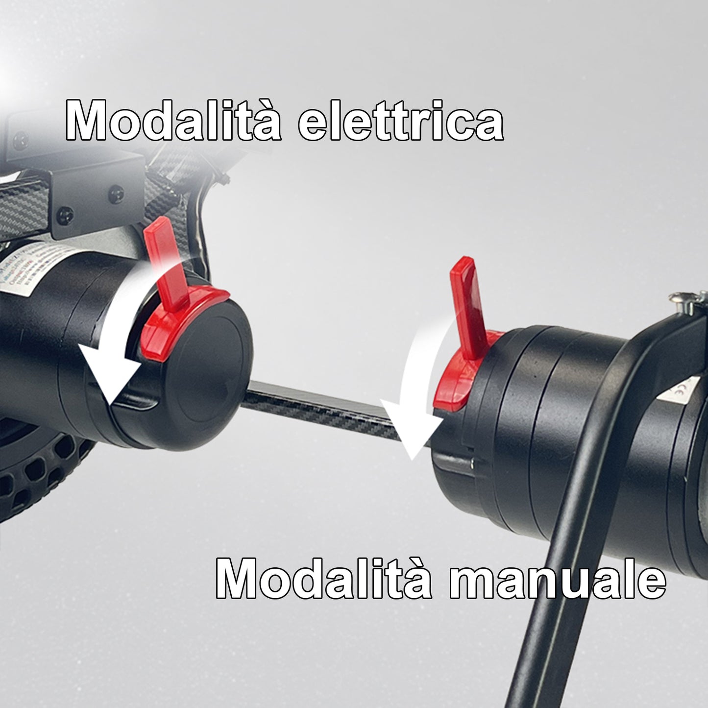 ByteTecpeak D04 Carrozzina leggera pieghevole con joystick a triplo comando, telecomando e Bluetooth, motore silenzioso da 500 W, autonomia 20 km