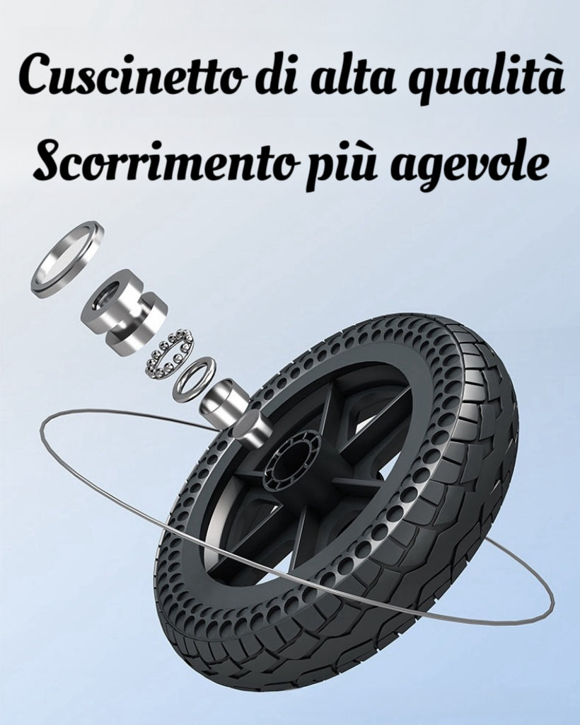 ByteTecpeak M2 Sedia a rotelle pieghevole e leggera, sedia a rotelle da viaggio ultraleggera, sedia a rotelle da trasporto pieghevole per disabili e anziani, sedia a rotelle in acciaio con poggiapiedi, sedia a rotelle, portata 100 kg