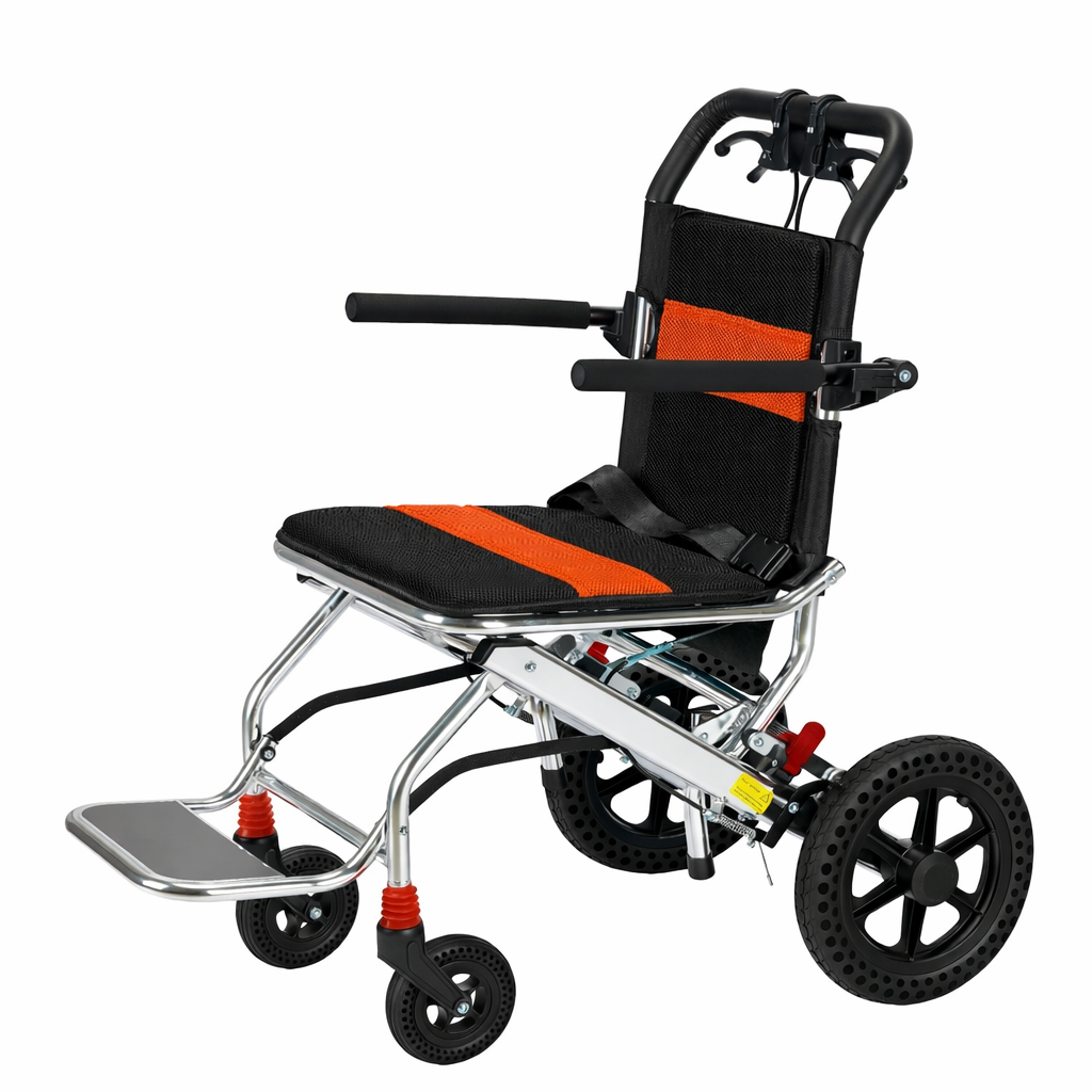 ByteTecpeak M2 Faltbar, Leichter manueller Rollstuhl aus Aluminiumlegierung