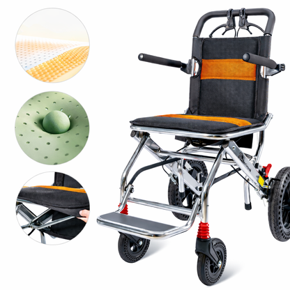 ByteTecpeak M2 Faltbar, Leichter manueller Rollstuhl aus Aluminiumlegierung