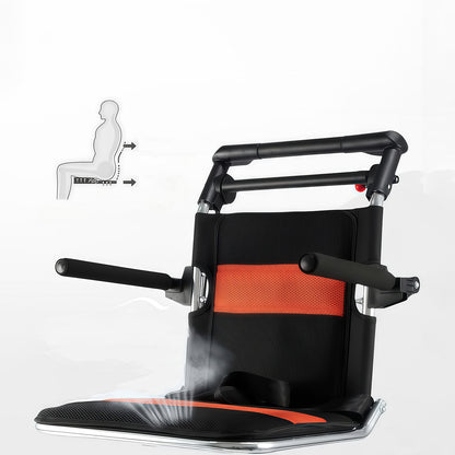 ByteTecpeak M2 Rollstuhl Faltbar, Leichter manueller Rollstuhl aus Aluminiumlegierung mit 100 kg Tragfähigkeit