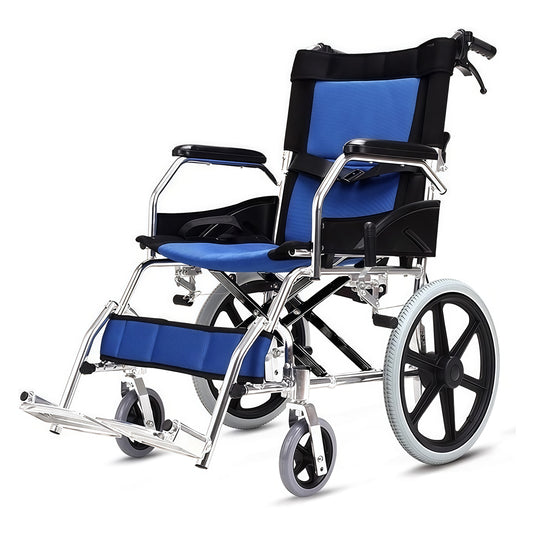 ByteTecpeak M3 Faltbarer Rollstuhl – Stabil, Leicht, Aluminiumrahmen, 100 kg Tragkraft