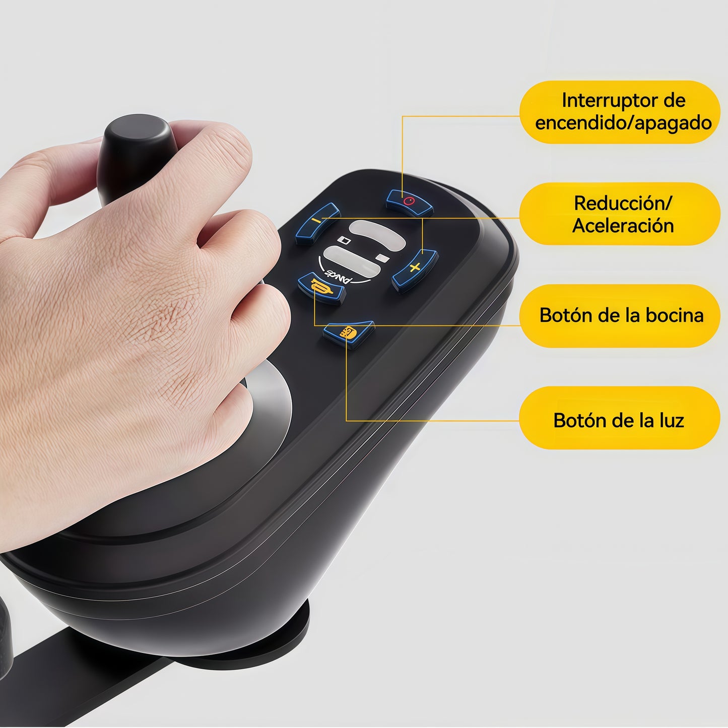 ByteTecpeak D06 Silla de ruedas eléctrica plegable ultraligera, 20 km de autonomía