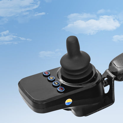 ByteTecpeak XP01 Elektrischer Rollstuhl aus Carbon, 2×8Ah Batterien, Reichweite 25 km