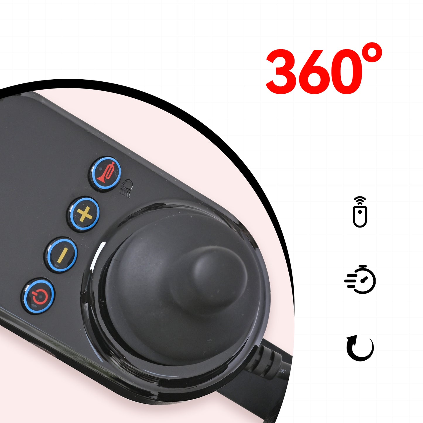 ByteTecpeak XP03 Leichter Elektrorollstuhl – Gewicht 16,63 kg, maximale Reichweite 20 km