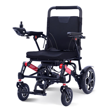 ByteTecpeak XPR04 Leicht Elektrischer Rollstuhl – 20km Reichweite, 500W Motor, 12Ah Akku
