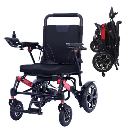 ByteTecpeak XPR04 Leicht Elektrischer Rollstuhl – 20km Reichweite, 500W Motor, 12Ah Akku