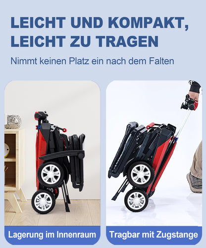 ByteTecpeak Z01 Összecsukható elektromos roller üléssel, 250 W, Piros