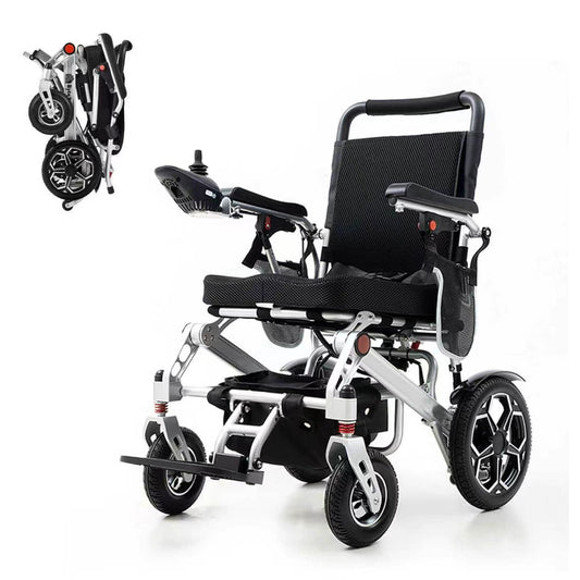 ByteTecpeak D10 Faltbar E-Rollstuhl – 12Ah Akku, Bis 150 kg belastbar,20 km Reichweite